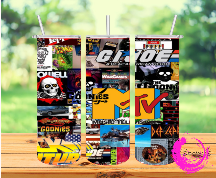 80's Theme Tumbler