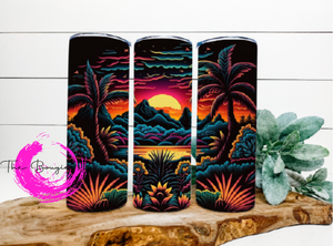 Tropical Beach Tumbler