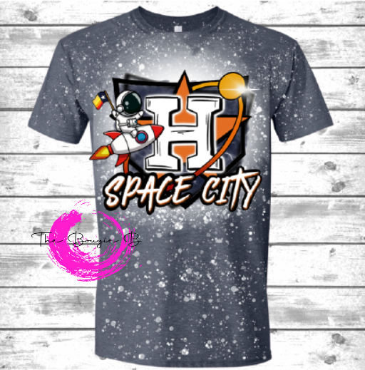 Space City w/astronaut T-shirt