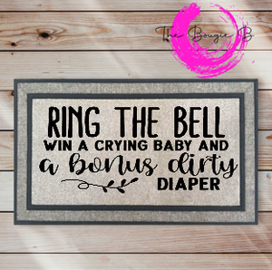 Ring The Bell Win A Crying Baby Doormat