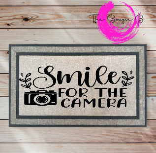 Smile For The Camera Doormat