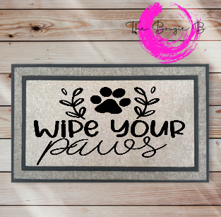 Wipe Your Paws Door Mat