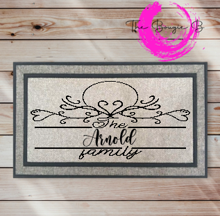 Door Mat with Name 4