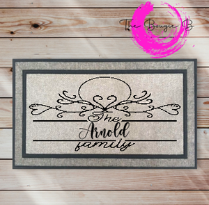 Door Mat with Name 4