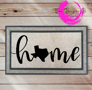 Home Texas Door Mat