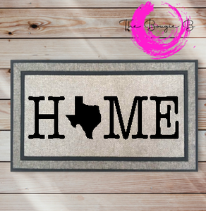 Home Texas 2 Door Mat