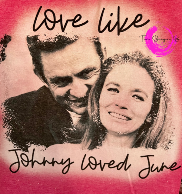 Love Like Johnny Loved June/ W Leopard Heart Print