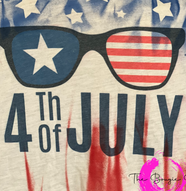 4th of July Tank with Sunglasses