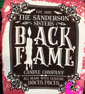 Sanderson Sisters Black Flame Tee