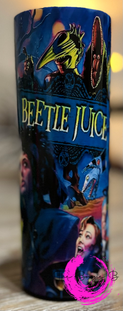 BettleJuice Tumbler-Glows In The Dark