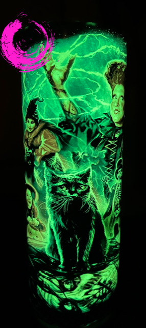 Hocus Pocus Tumbler-Glows In The Dark!