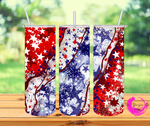 Red, White and Blue Sparkle