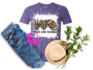 Love Peace Football with Leopard