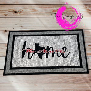 Home Door Mat with name added