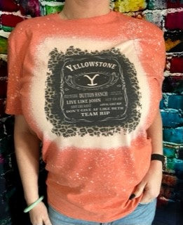 Yellowstone Whiskey Label T-Shirt